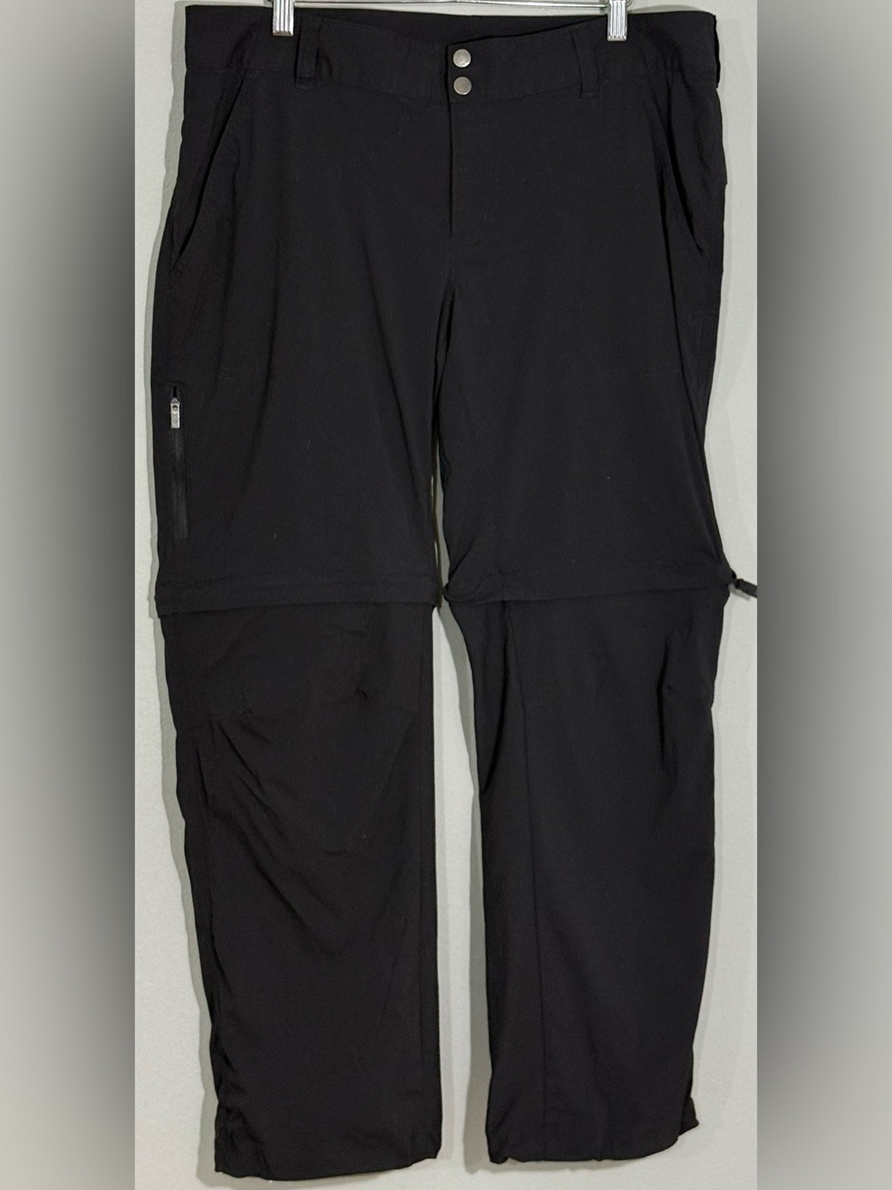 Columbia Omni-Shield Convertible Zip Off Hiking Pants Women’s 14 Short Black